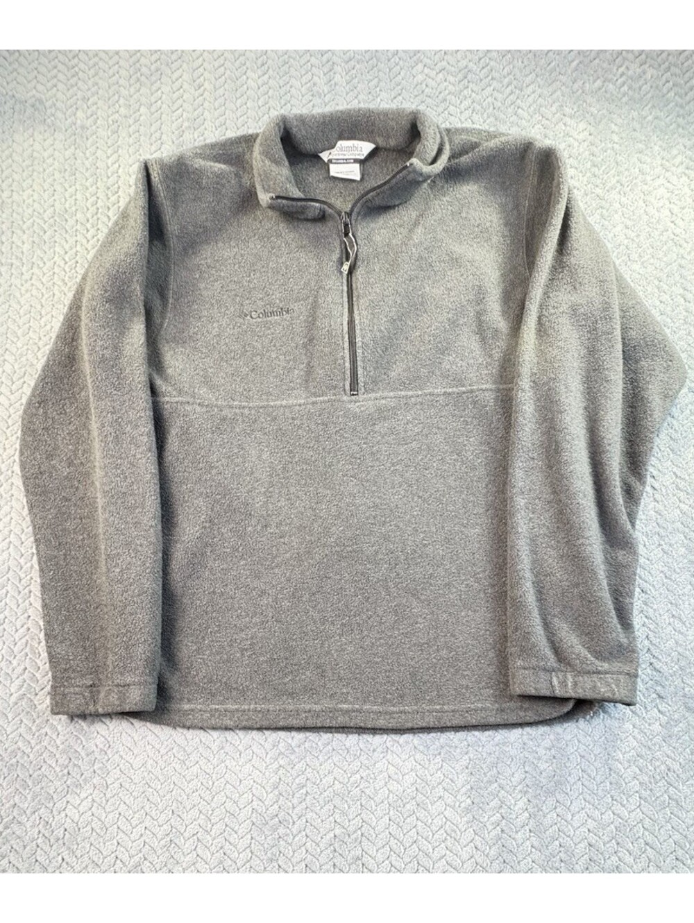 Men's Columbia Sportswear Co. Gray Fleece Pull Over Size Medium (0129)